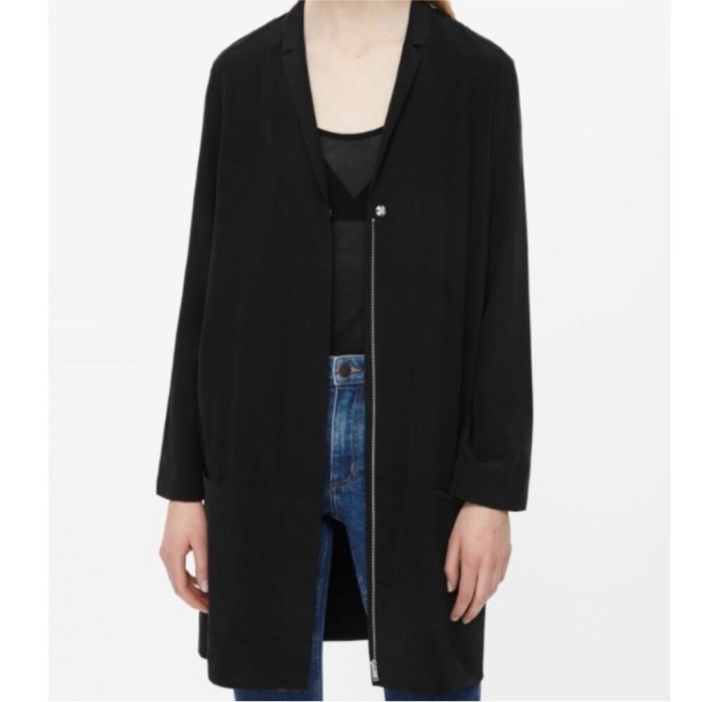 COS Black Silk Blazer Dress